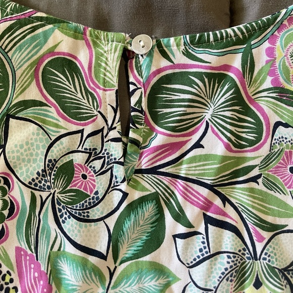 J. Jill Floral Mixed Pattern Sleeveless Dress - Picture 4 of 6